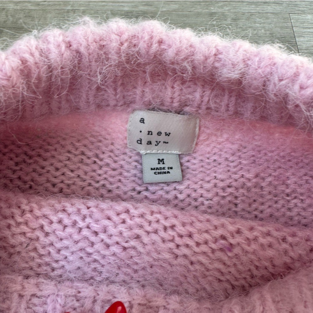 Pink Women's Sweater - Picture 3 of 4
